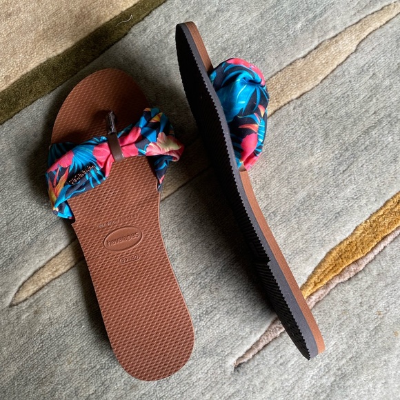 Havaianas tropical print flip flops - Picture 4 of 5